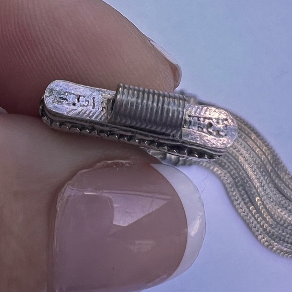 Silpada antique Sterling Silver Multi Strand Toggle  OTTOMAN style Bracelet 27g - Picture 9 of 13